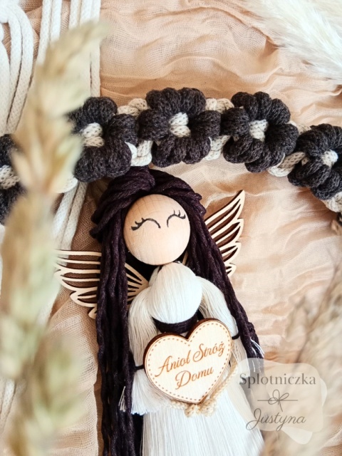 Anioł Stróż Domu, Boho&Folk ciemny beż