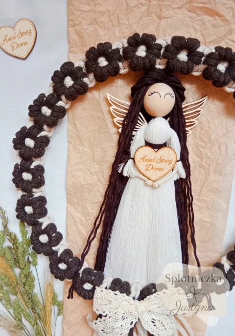 Anioł Stróż Domu, Boho&Folk ciemny beż