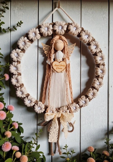 Anioł Stróż Domu, Boho&Folk jasny beż