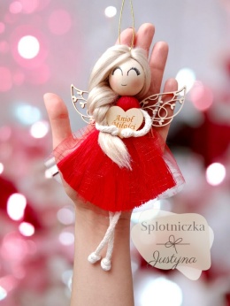 Anioł na Walentynki, Prezent Walentynkowy, włosy blond