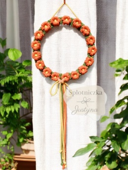 Wianek w kolorze pomarańczu