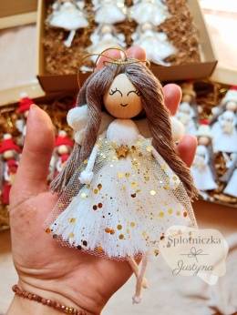 Zestaw Aniołków na choinkę 5 sztuk